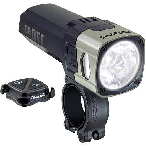 Zestaw akumulatorowych lamp AURA 170 HB LINK USB-C - czarny