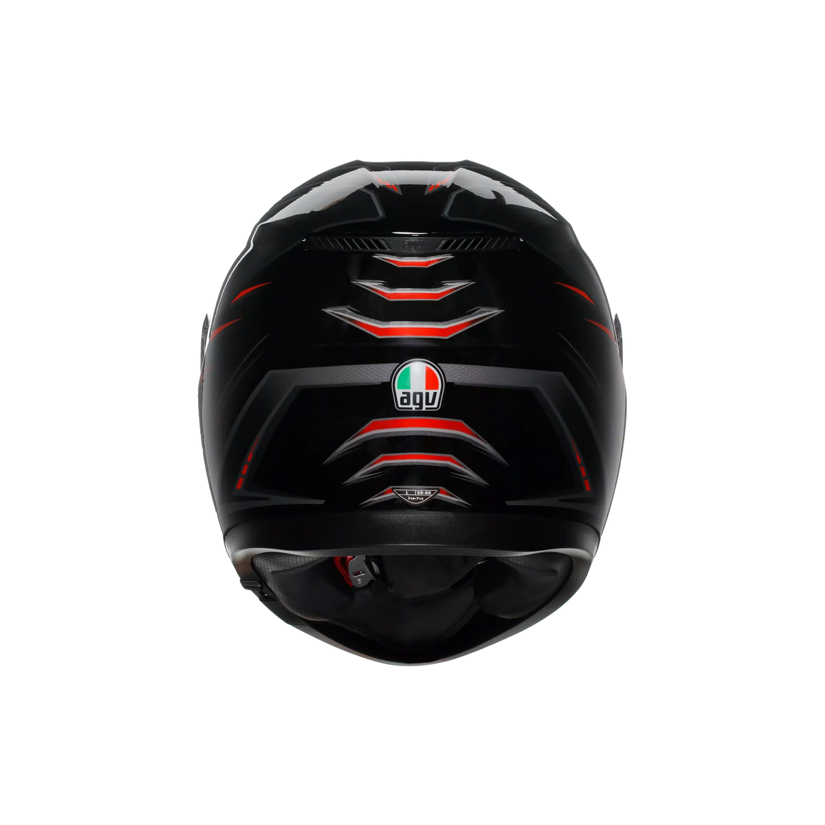 K3 E2206, Integral Helmet - Syth Black/Red