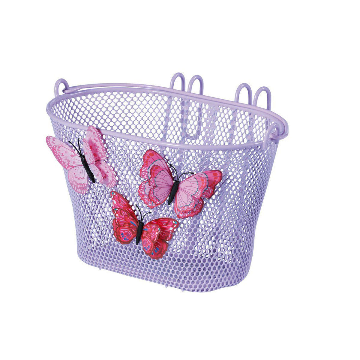 Front wheel basket Jasmin Butterfly - Purple