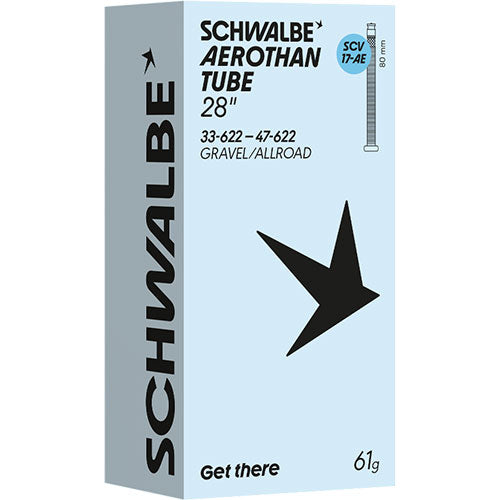SCV17 Chambre à air Aerothan Trekking/Gravel, Clik Valve - 28 pouces
