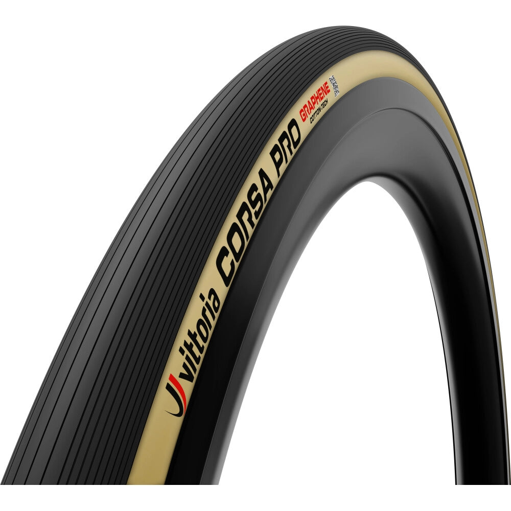 Corsa Pro szeroka obręcz, 28" opona składana TLR - Beige/Schwarz