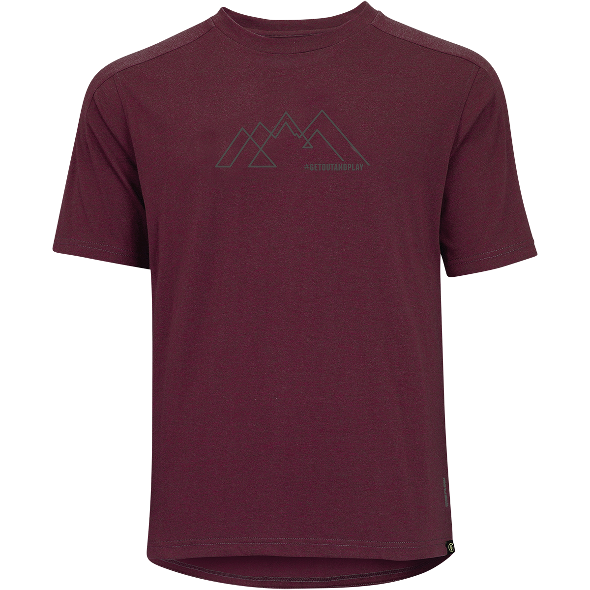 Flow Tech Tee getoutandplay raisin iXS