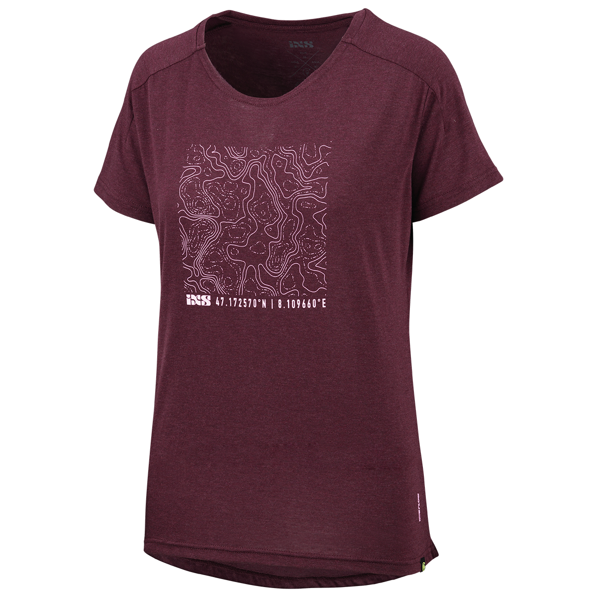Flow Kids Tech Tee Contour raisin iXS