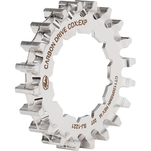 CDX rear pulley, Rohloff - silver