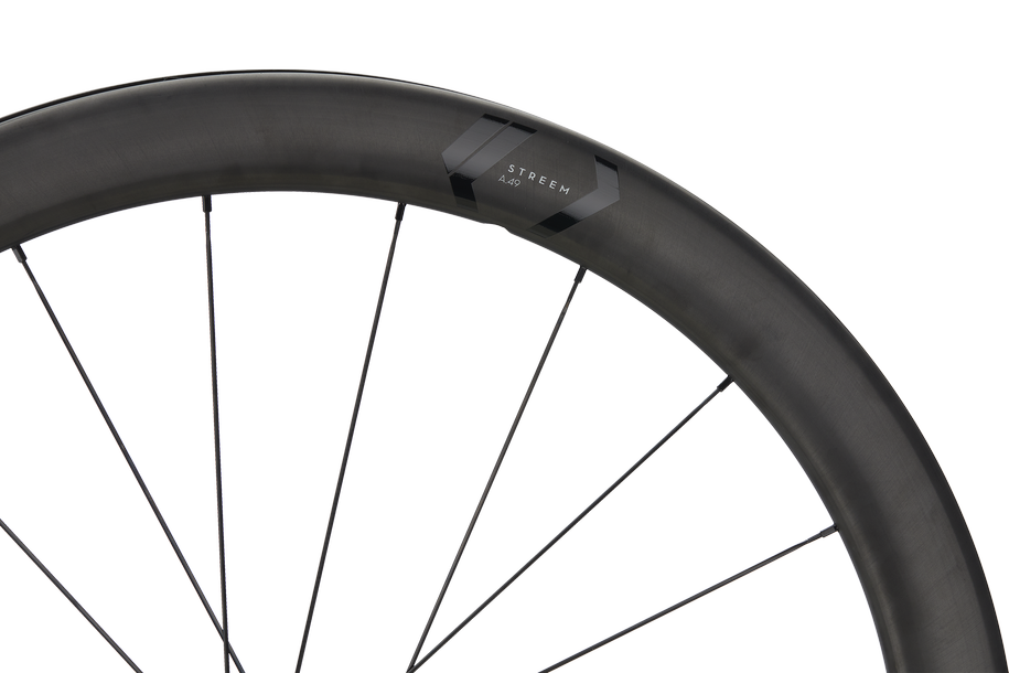 Streem Allround 49 Carbon, Centerlock, 12x100 mm - czarny