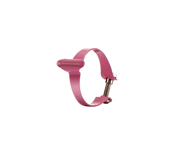 Abrazaderas para cable para tubo superior - de color - rosa