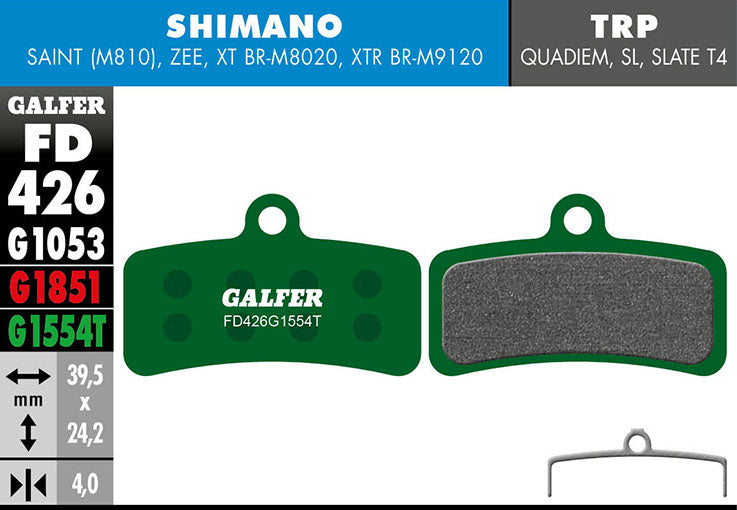 Pro Bremsbelag - Shimano Saint, Zee, XT