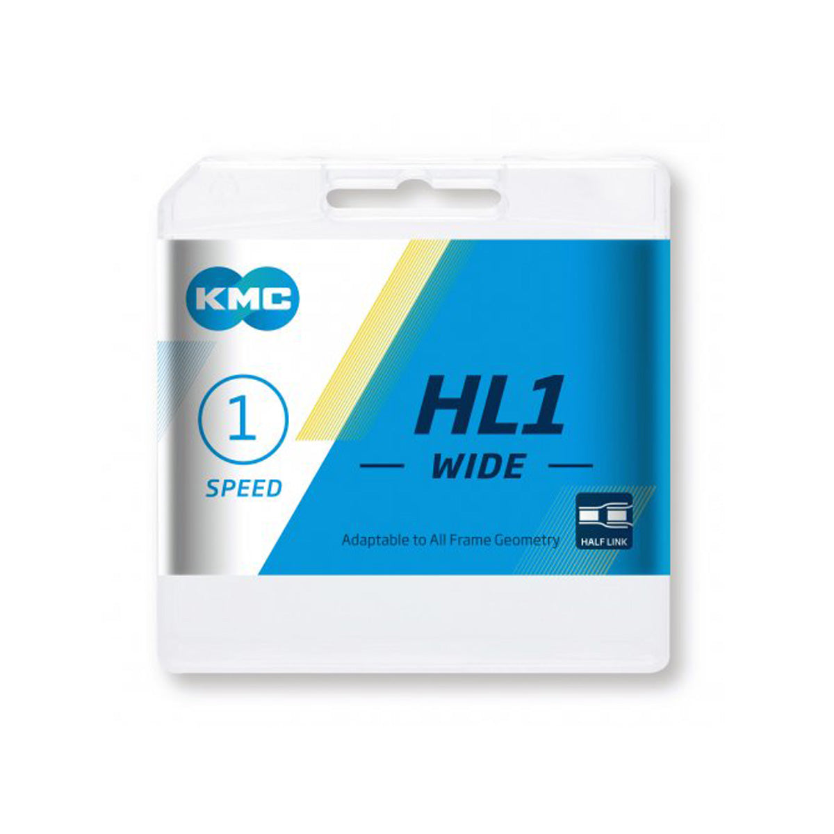 HL1 Wide Kette - 1-fach - Silber