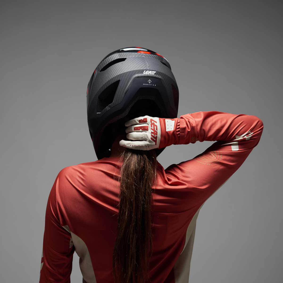 Kask MTB Gravity 5.0 - Czerwony