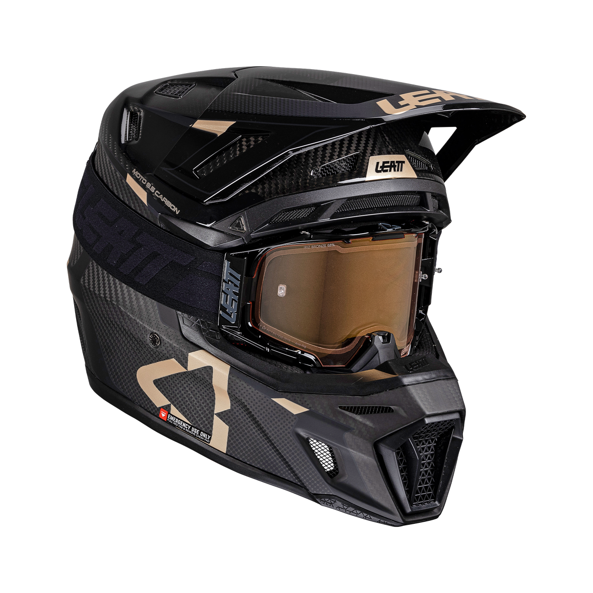 Leatt Helmet Kit Moto 9.5 Carbon with 6.5 IRIZ Goggle 1