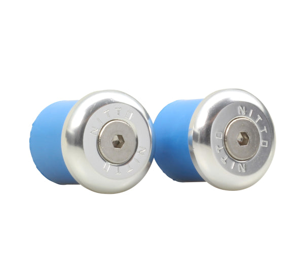 Bouchons de guidon 22,2 mm - Argent