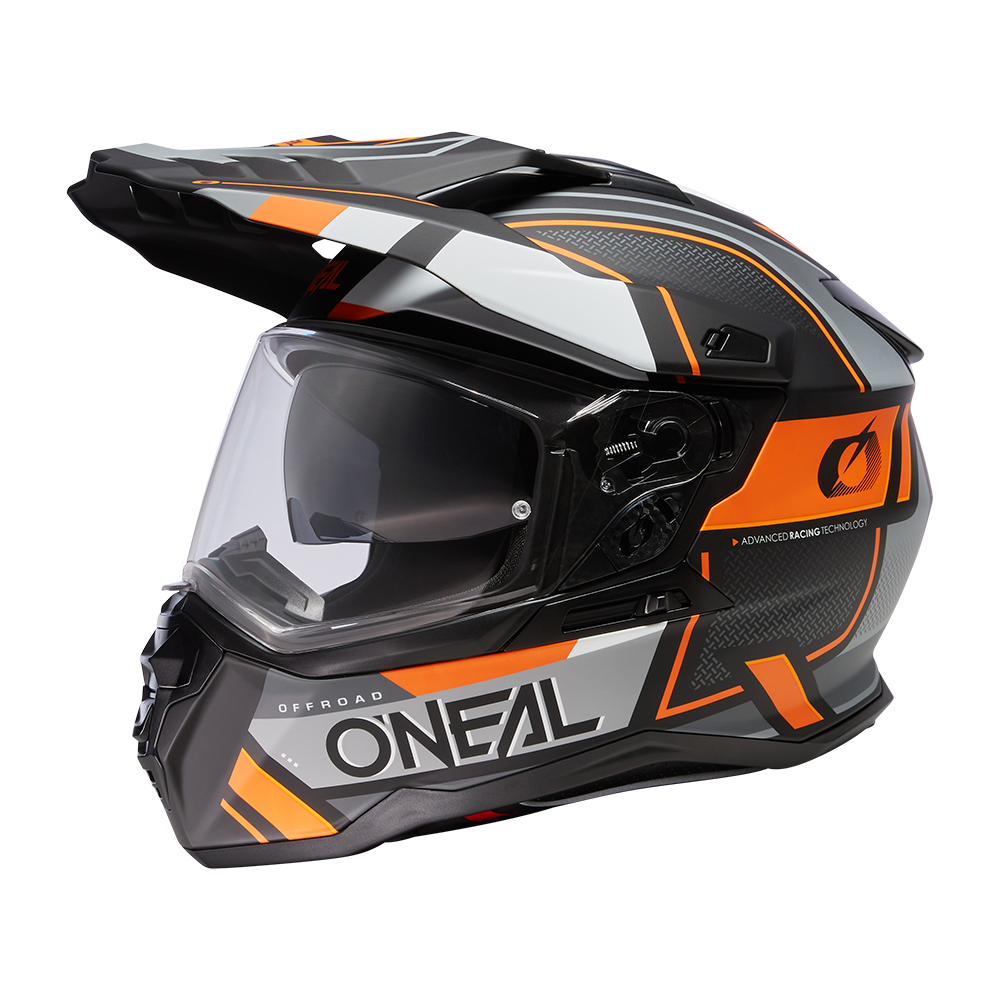 D-SRS Helm SQUARE black/gray/orange