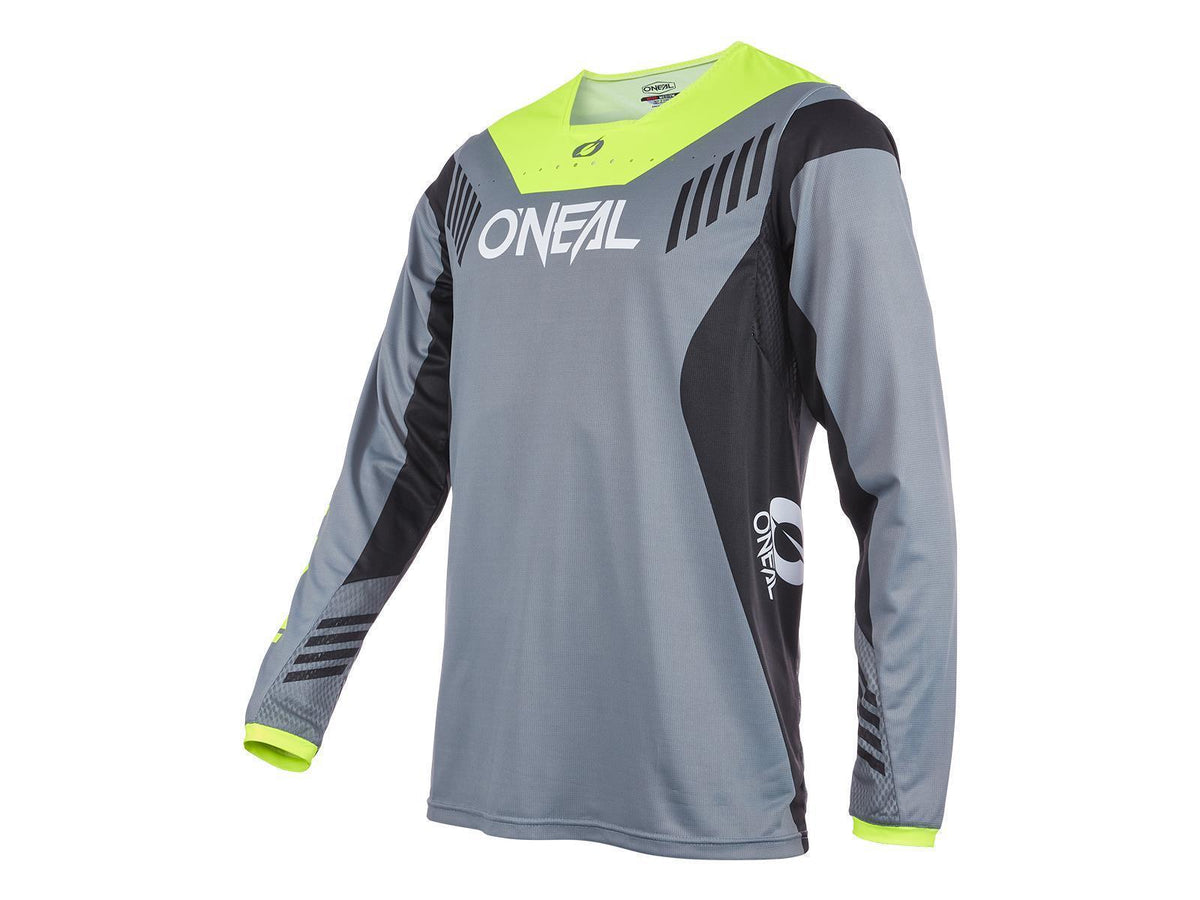 ELEMENT FR Youth Jersey HYBRID V.22 gray/neon yellow