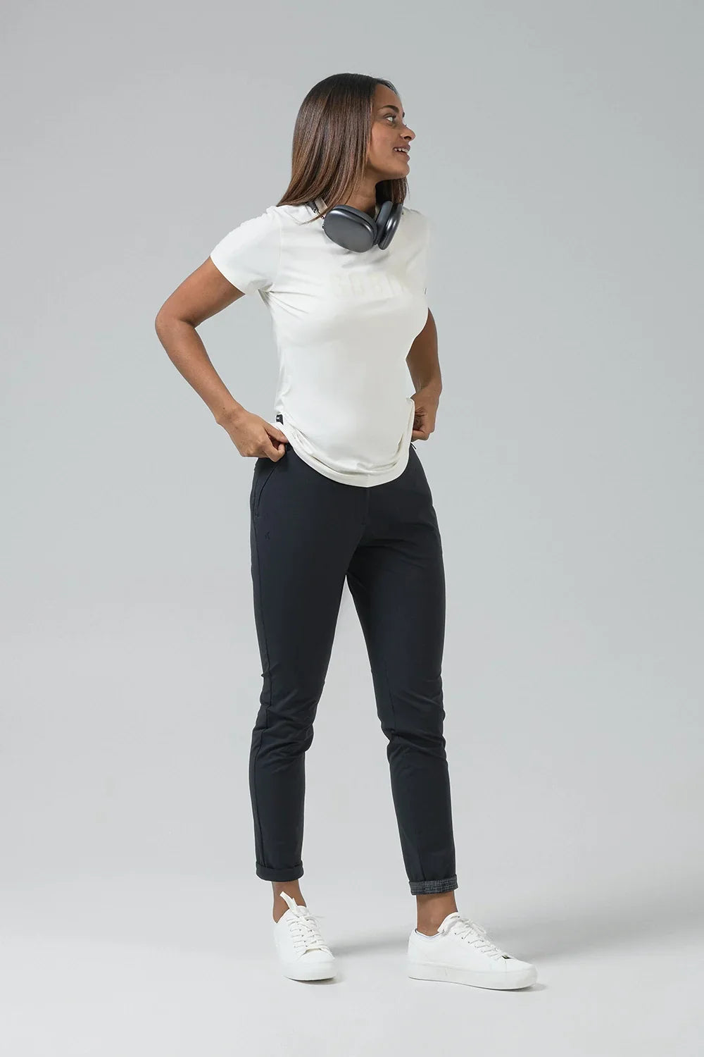 Maverick Women Long Trousers - Asphalt