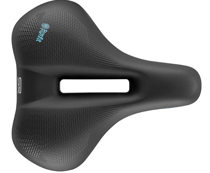 Float Urban Relaxed Fahrradsattel - schwarz