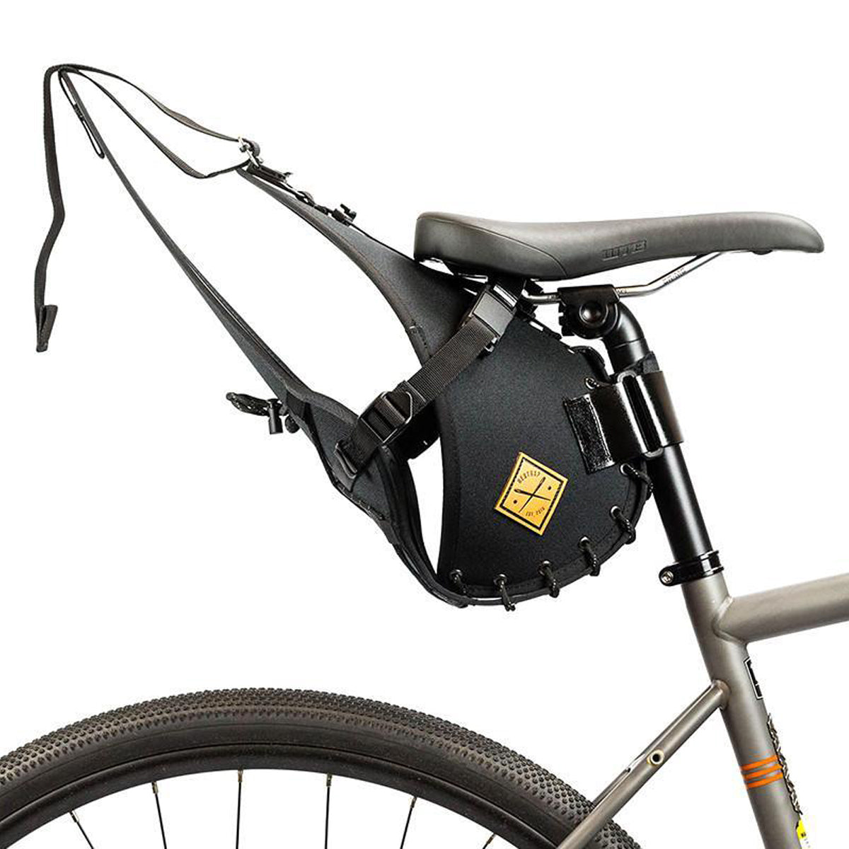 Sacoche de selle avec sac étanche - 14 L - noir