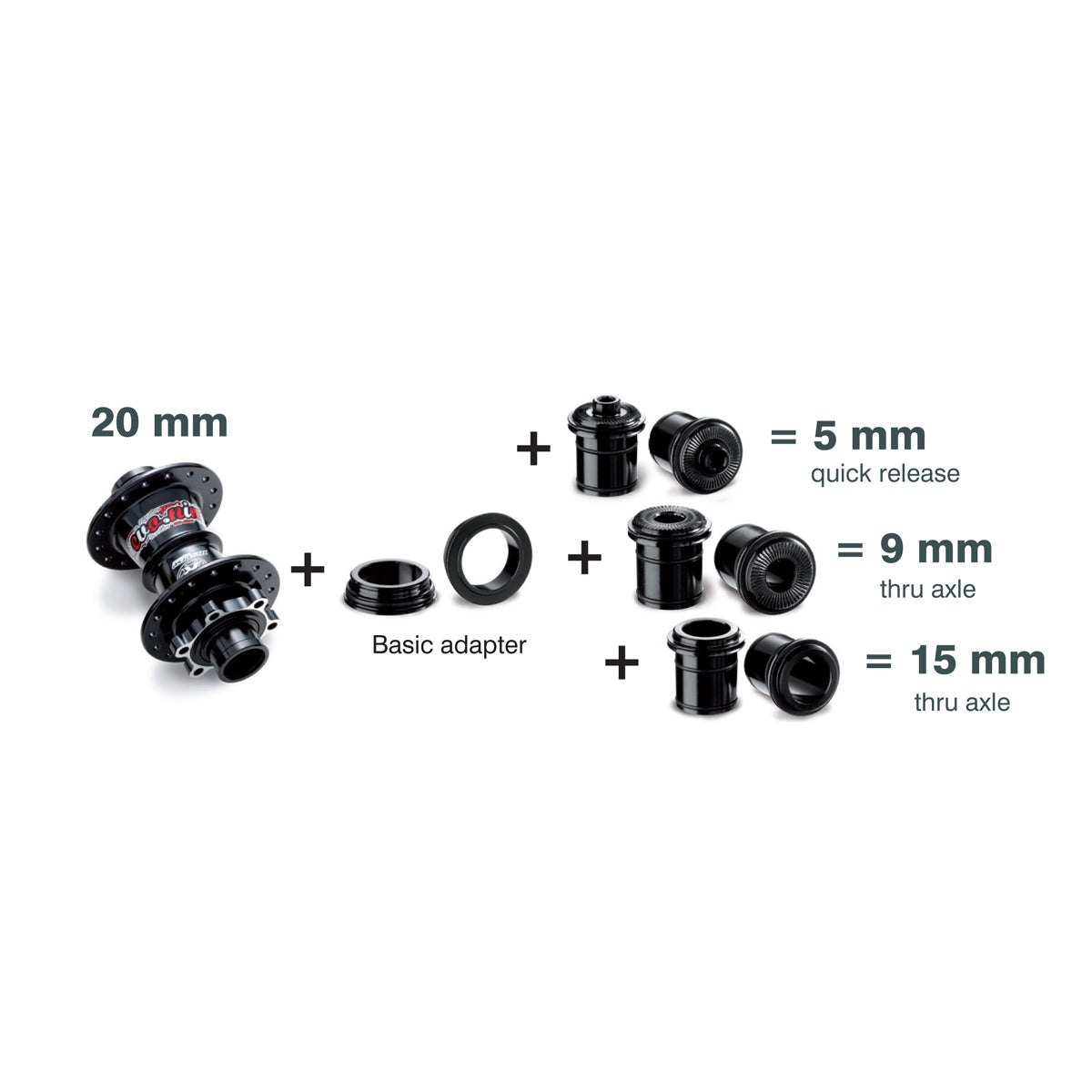 Basic adapter for EVO-9 front wheel hub