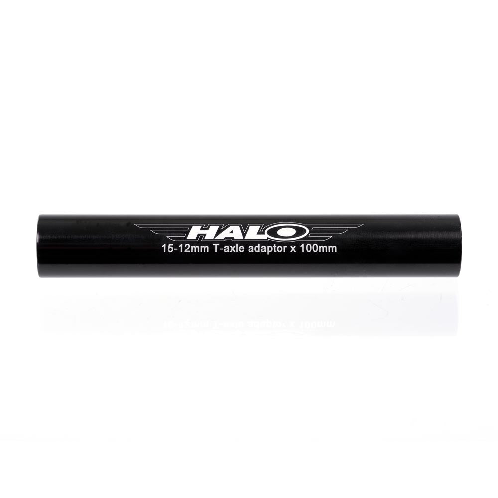 Thru axle adapter 15 to 12 mm - Black