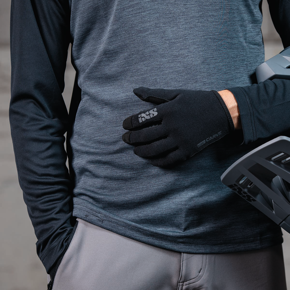 Flow X Trikot langärmlig - Grau/Schwarz iXS