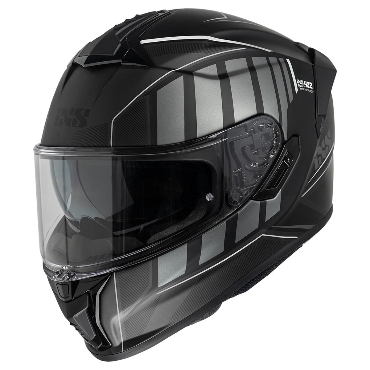 Integralhelm iXS422 FG 2.1 - schwarz matt-grau