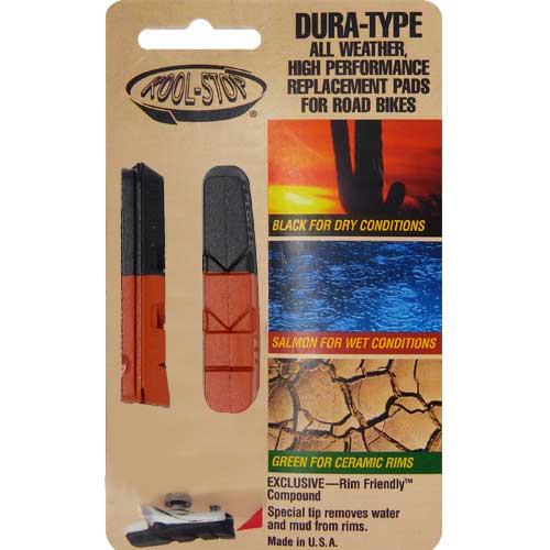 Dura Type Cartridge Bremsgummis 2er Set
