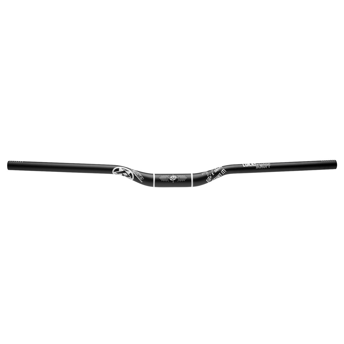 Manillar Lukas Knopf 31,8 mm - Negro