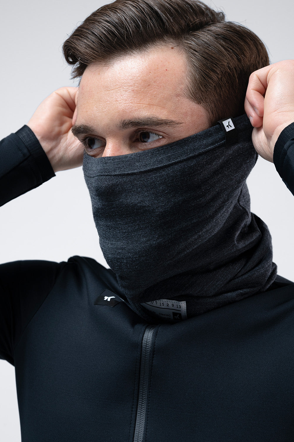 Gaiter per Collo Merino Moonbah Solid - Graphite