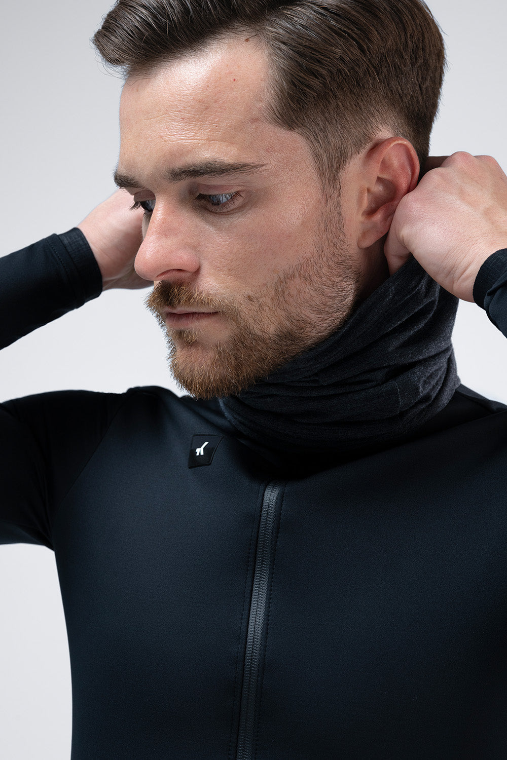 Gaiter per Collo Merino Moonbah Solid - Graphite