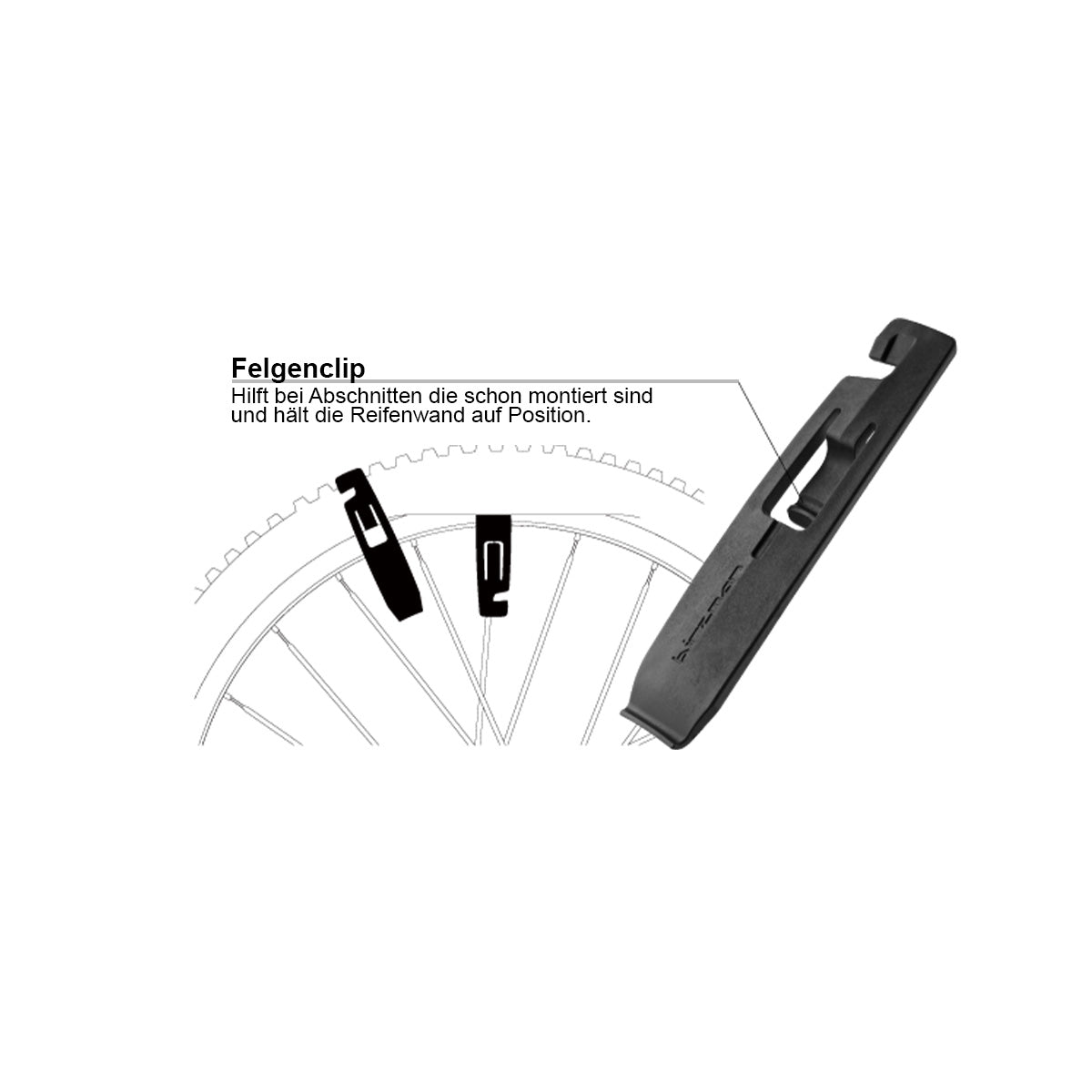 Set di leve per pneumatici tubeless, 3 pezzi
