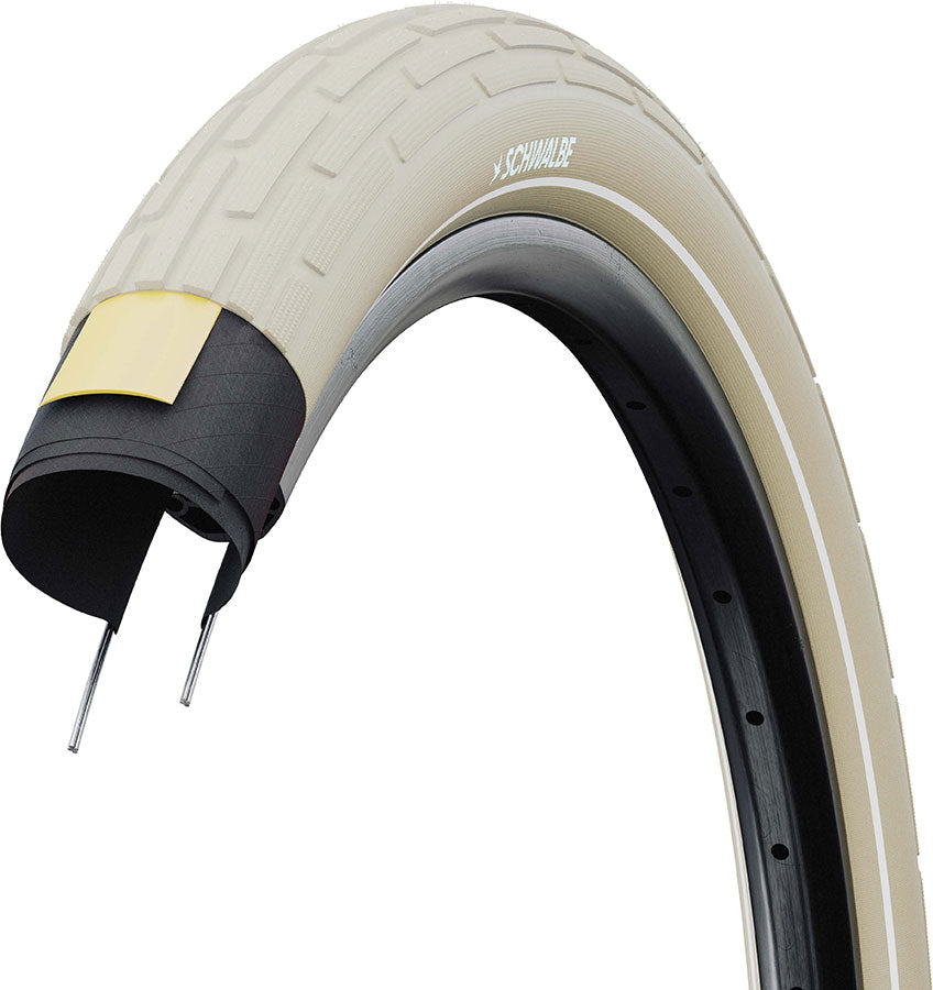 Motion Fat Frank, 27.5" wire tyre - cream/reflex