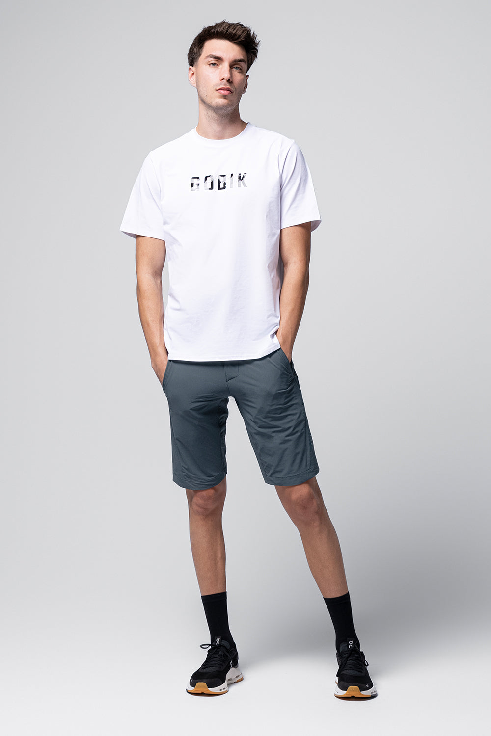 Shorts Commuter - Blu Petrolio