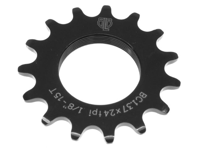 Pignon de chaîne 1/8 pouce à vis - noir