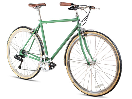 Odyssey 8SP City Bike - verde militar