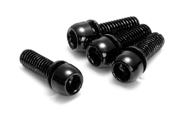Remadapter-schroevenset - M6 x 18 mm - Zwart