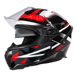 CHALLENGER Helm EXO black/gray/red