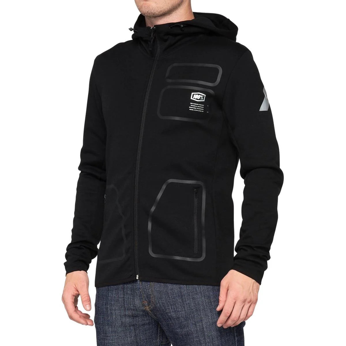 Viceroy Tech Zip Hoodie - black
