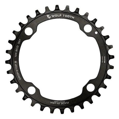 Kettenblatt, 104 BCD Drop Stop B - black