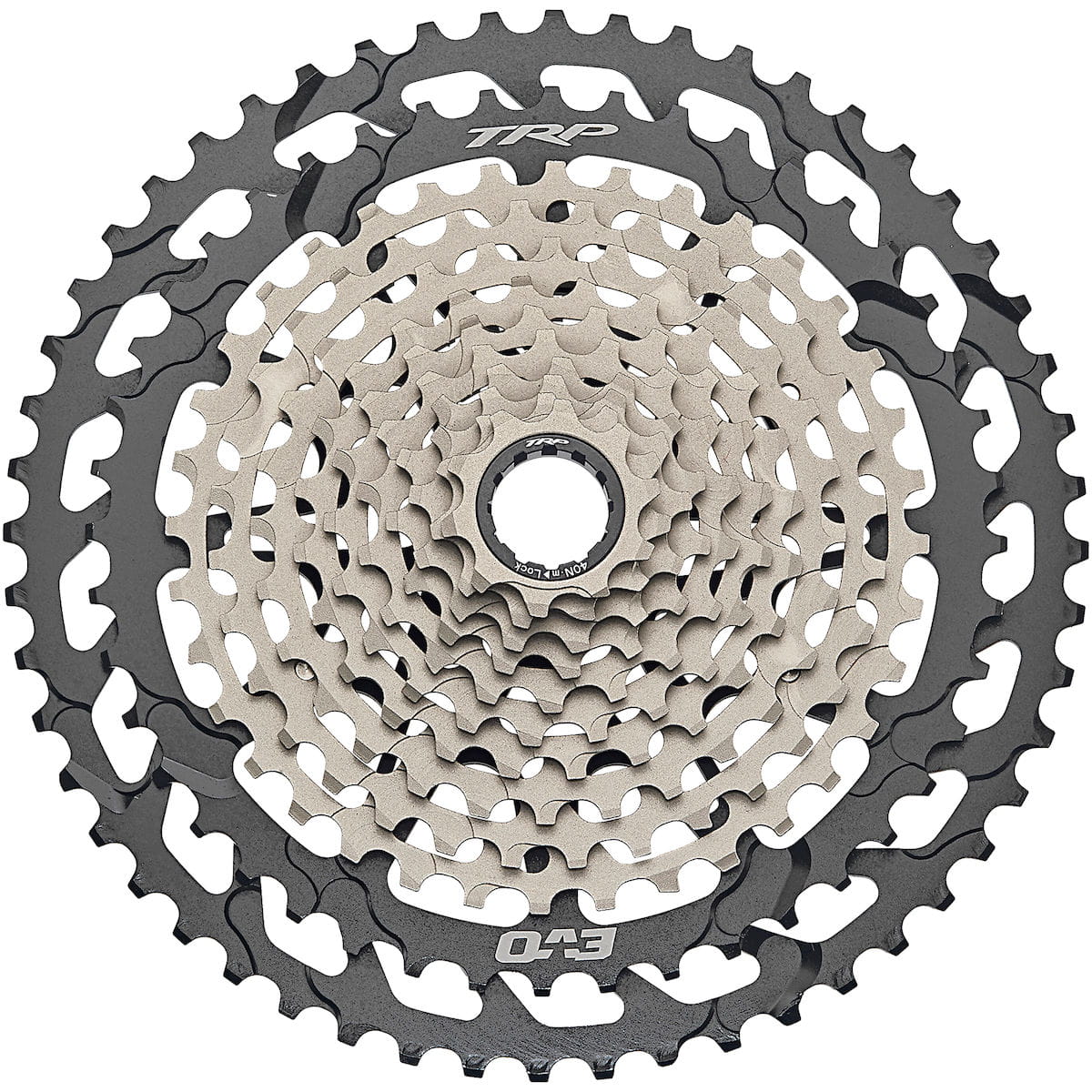 Cassette EVO CS-M9050 de 12 velocidades - negro/plata 