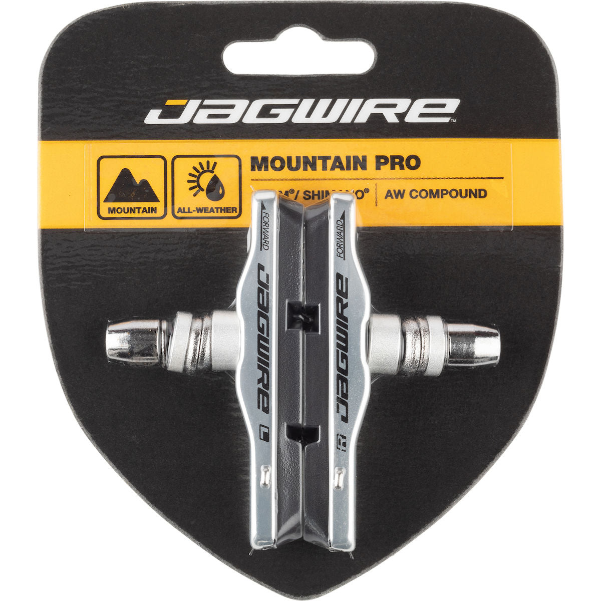 Bremsschuhe Mountain Pro Cartridge für V-Brake - silber