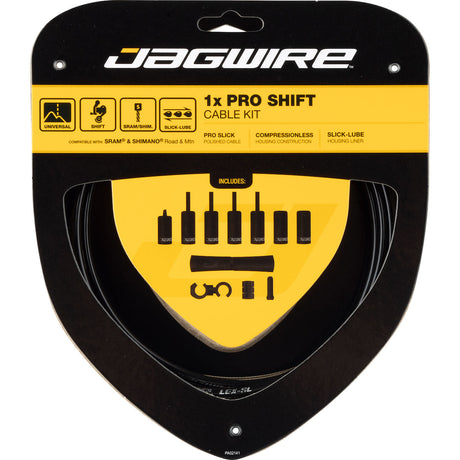 Schaltzugset 1X Pro - Schwarz