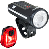 Rechargeable lighting set AURA 70 & HIRO 10 USB-C - black