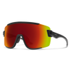 Wildcat - Matte Black + ChromaPop Red Mirror Lens 