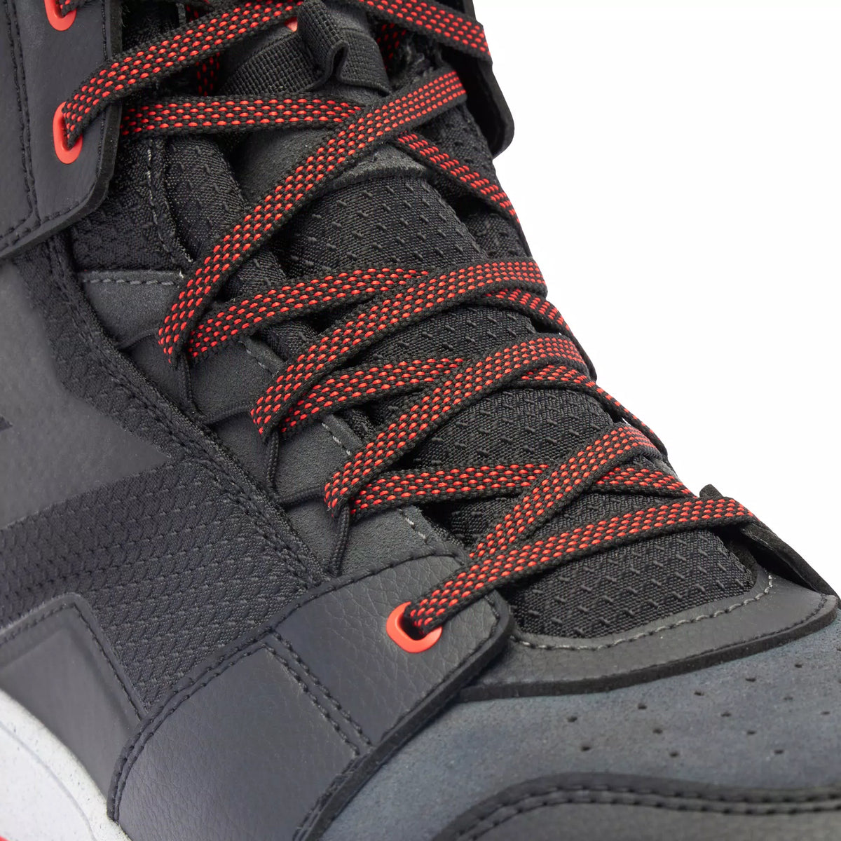 Suburb D-WP Shoes - Black/White/Red-Lava