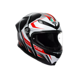 K6 S E2206, Integralhelm - Karve Matt Black/White/Red AGV