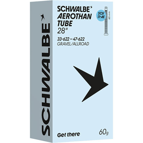 SCV17 Chambre à air Aerothan Trekking/Gravel, Clik Valve - 28 pouces