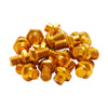 Perni di ricambio per pedali a piattaforma 16 pezzi Lega - M4 - Oro