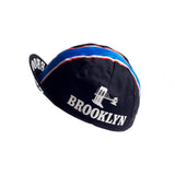 Berretto da ciclismo vintage - Brooklyn nero