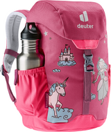Cuddle bear children's backpack - Ruby-Hotpink
