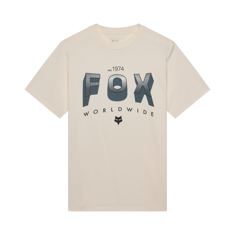 Block 195 Orig SS Tee - Off White Fox Racing