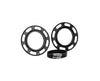 Kit guía de piñón Single Speed MSP + 2x espaciadores de 4 mm - negro 